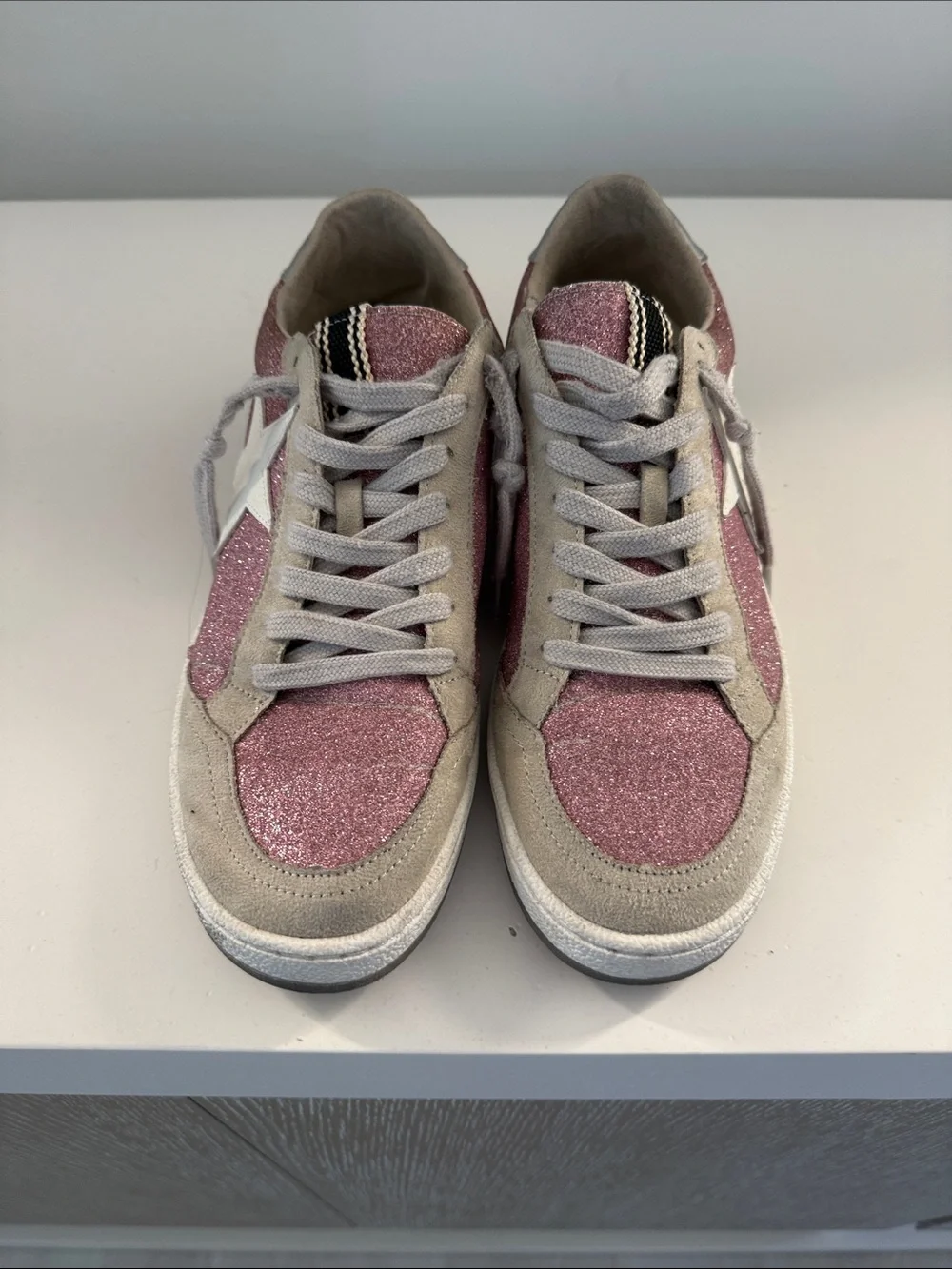 Sparkle Pink Sneakers SHU SHOP Great condition 🎉🩷